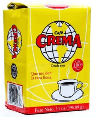Cafe Crema, Crema Coffee from Puerto Rico