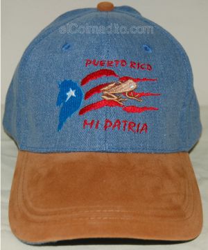 Dulces Tipicos Gorra Bandera Mi Orgullo y Coqui Puerto Rico
