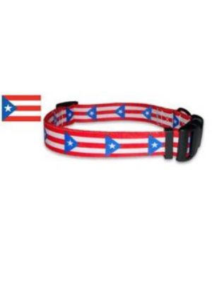 Puerto Rico Flag Dog Collar, Collar de Perros, Pet Products 