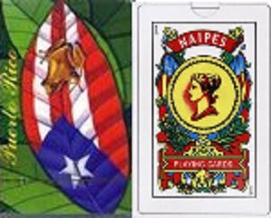 Dulces Tipicos Puerto Rico Flag and Coqui Playing Cards Puerto Rico