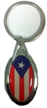 Dulces Tipicos Puerto Rico Flag Keychain Puerto Rico