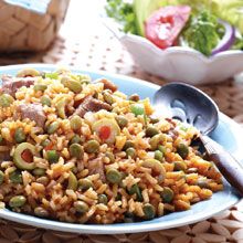 Recipe Arroz con Gandules<br>Rice and Green Pees Puerto Rico