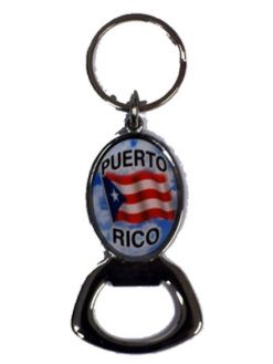 Dulces Tipicos Puerto Rico Flag Keychain Puerto Rico