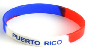Puerto Rico silicone Wrist band Puerto Rico