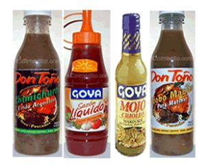 Dulces Tipicos Meat Seasonings from Puerto Rico, Goya and Don Too Seasonings Puerto Rico