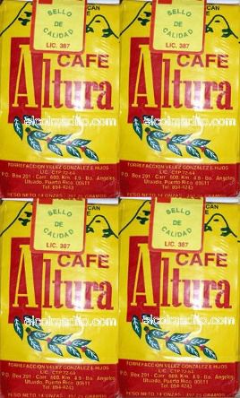 Dulces Tipicos Cafe Altura, Coffee Altura from Puerto Rico Puerto Rico