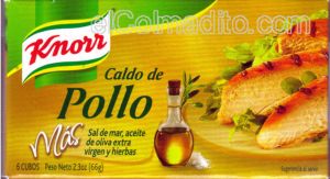 Dulces Tipicos Productos Knorr de Puerto Rico, Caldo de Pollo, Cubitos Puerto Rico