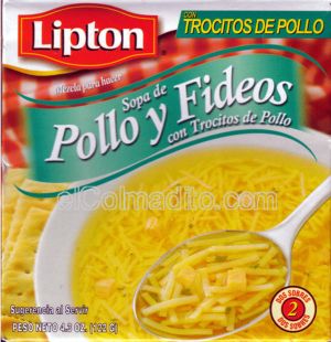Dulces Tipicos Sopas Lipton, Lipton Soups Puerto Rico