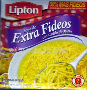 Dulces Tipicos Sopas Lipton, Lipton Soups Puerto Rico