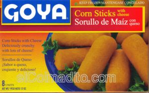 Dulces Tipicos Goya Corn Sticks with Cheese, Sorullitos de Maiz con Queso de Puerto Rico Puerto Rico