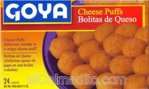 Dulces Tipicos Goya Cheese Puffs, Bolitas de Queso Goya Puerto Rico