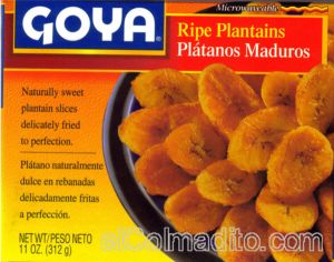 Dulces Tipicos Goya Ripe Plantains, Platanos Maduros de Puerto Rico Puerto Rico