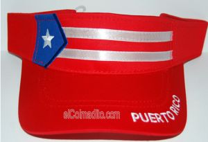 Dulces Tipicos Puerto Rico Flag Visor Puerto Rico