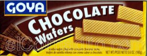 Dulces Tipicos Goya Wafers de Chocolate  Puerto Rico