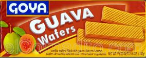 Dulces Tipicos Goya Wafers de Guava  Puerto Rico