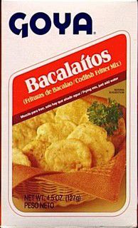 Bacalaitos Goya, Mezcla de Bacalaitos, Food from Puerto Rico at elColmadito.com