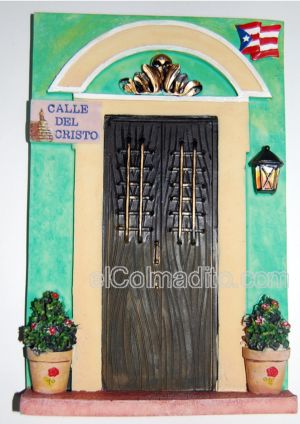 Dulces Tipicos Doors of Old San Juan, Calle Cristo, Artesania de Puerto Rico, Puerto Rico Souveniers Puerto Rico