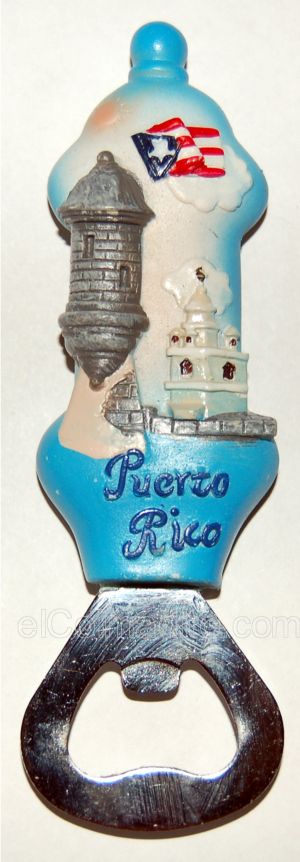 Dulces Tipicos Iman y Abre Botella  Garrita<br> Magnet and Bottle Opener Garrita Puerto Rico