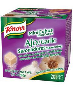 Puerto Rico Productos Knorr de Puerto Rico,  Sazon y Cubitos de Garlic, Ajo
