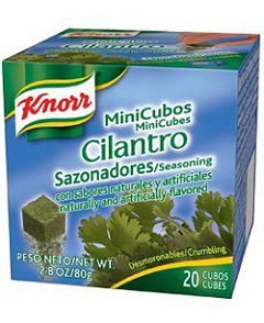Productos Knorr de Puerto Rico,  Sazon y Cubitos de Cilantro