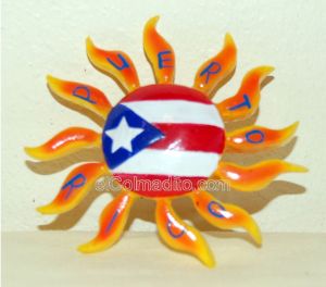 Dulces Tipicos Iman Sol y Bandera de Puerto Rico Puerto Rico