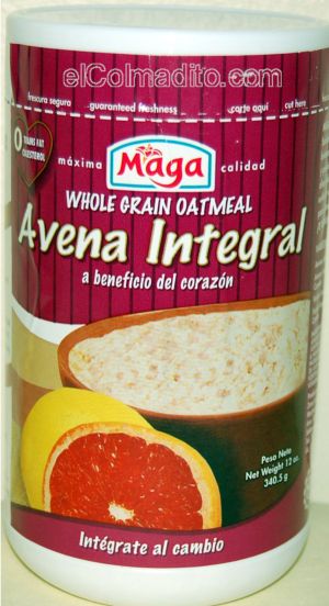 Dulces Tipicos Maga Avena Integral 12onz<br>Whole Grain Oatmeal , Cereales de Puerto Rico, Puertorican Food, Puerto Rican Food Puerto Rico