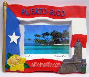 Dulces Tipicos Marcos de Puerto Rico, Puertorican Pictureframes, Puerto Rico Flag Puerto Rico