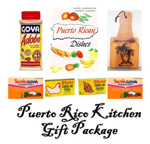 Dulces Tipicos Puerto Rico Cooking Gift Package, Puerto Rican Dishes Puerto Rico