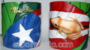 Dulces Tipicos Tazas de Puerto Rico, Puertorican Cups, Artesania de Puerto Rico Puerto Rico