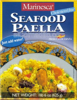 Dulces Tipicos Seafood Paella<br> from Spain 22onz 4 units Puerto Rico
