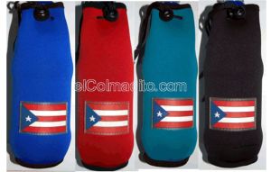 Dulces Tipicos Puerto Rico Flag Bottle Cooler Puerto Rico