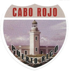Puerto Rico Towns Stickers, Cabo Rojo