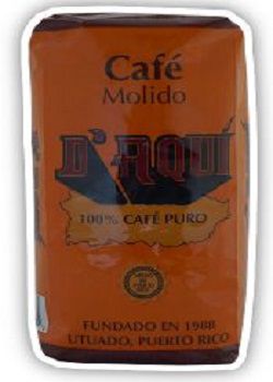 Cafe D Aqui 14onz 4 bags, D Aqui Coffee from Puerto Rico 14onz 4 Bags Puerto Rico