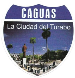 Puerto Rico Towns Stickers, Caguas