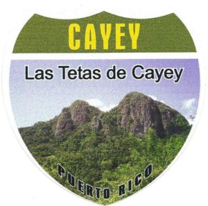 Puerto Rico Towns Stickers, Cayey