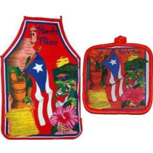 Puerto Rico Cooking Instruments, Oven Mitts and Approns, Puerto Rico Flag Puerto Rico