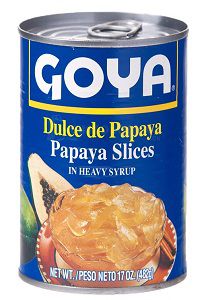 Mermeladas de Puerto Rico, Goya Papaya Slices, Dulce de Papaya Goya Puerto Rico