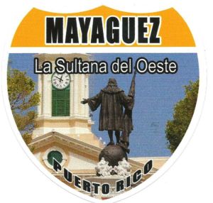 Puerto Rico Towns Stickers, Mayaguez