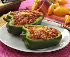 Ground Chicken<br>Stuffed Peppers