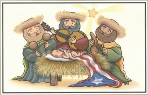 Dulces Tipicos Puerto Rico Art, Postales de Navidad, Christmas Cards from Puertorican Artists Puerto Rico