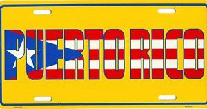 Puerto Rico Licence Plate