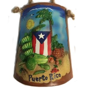 Dulces Tipicos Decorative Shingle with Folklore from Puerto Rico, Tejas Decorativas con Paisajes de Puerto Rico Puerto Rico