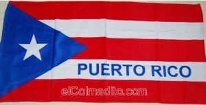 Dulces Tipicos Puerto Rico Flag Towels, Towels from Puerto Rico Puerto Rico