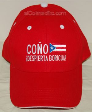 Gorra Coo Despierta Boricua Puerto Rico
