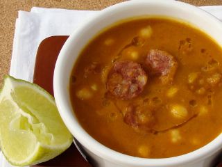 Recipe Chick Pea<br>Chorizo Soup Puerto Rico