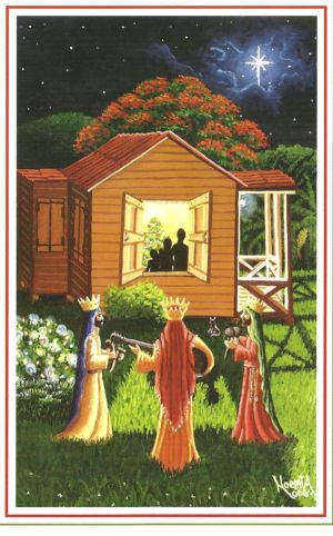 Puerto Rico Art, Postales de Navidad, Christmas Cards from Puertorican Artists Puerto Rico
