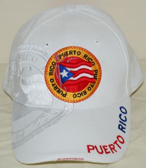 Gorra con Bordado Bandera  Puerto Rico