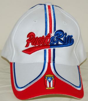 Gorra Puerto Rico Bordado y Conga Puerto Rico