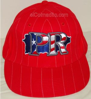 Gorra Bordado PR y la Isla de Puerto Rico  Puerto Rico