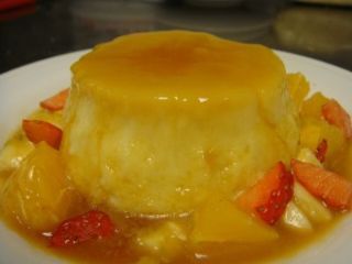 Flan de Guineo<br>Banana